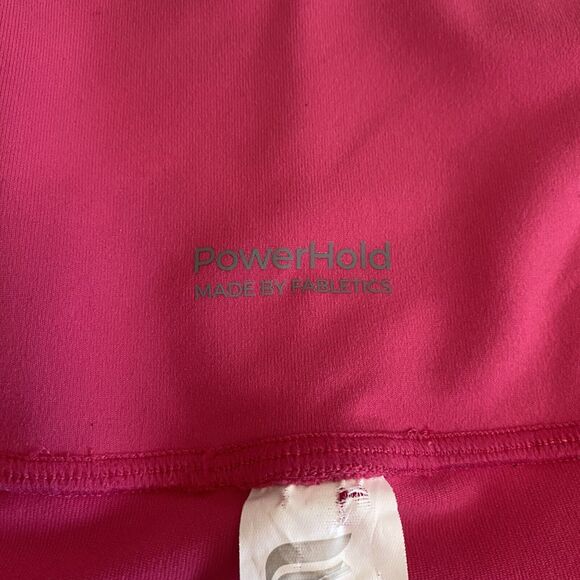 Fabletics Mila Power Hold High Waist Color-block Pink Purple Leggings Sz 2X NEW - Picture 2 of 9